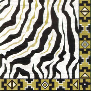 Dinus Zebra Napkins